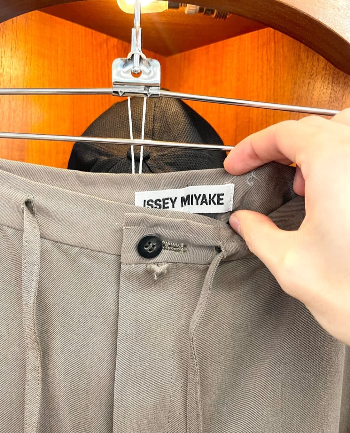 (L) 이세이미야케 루즈핏 드로우 스트링 팬츠 상품이미지3