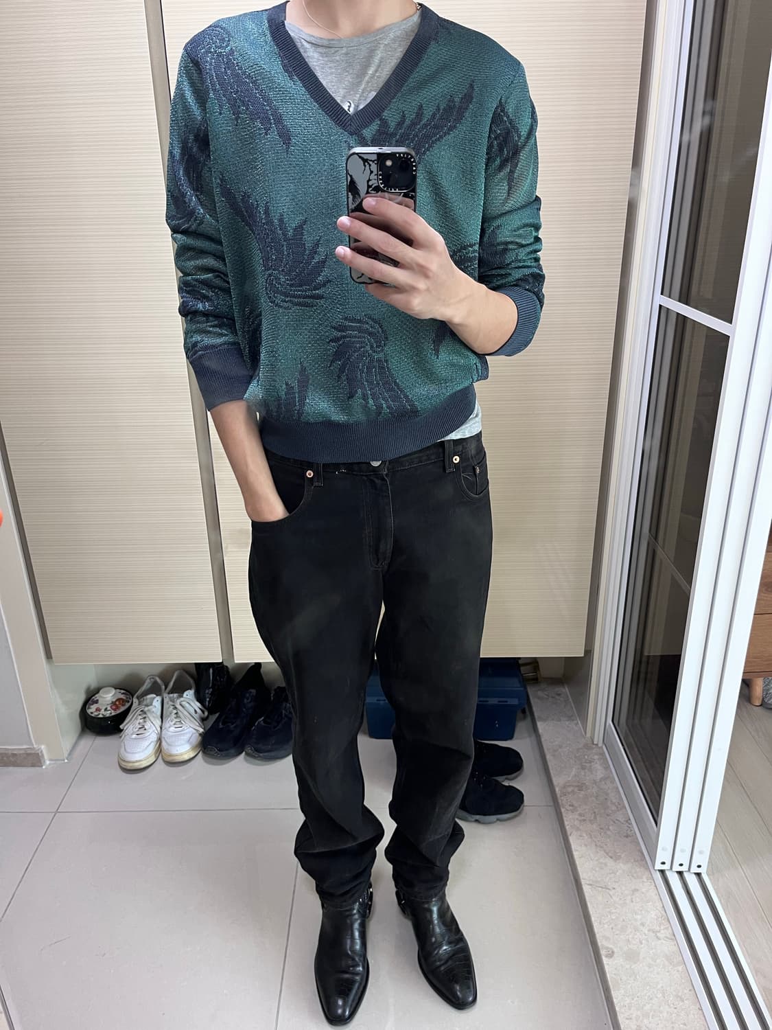 [m] 드리스 반 노튼 브이넥 상품이미지1