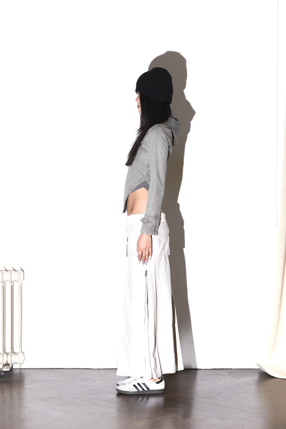 딥인블루 07 BODYSUIT JACKET 바디수트 자켓 카키 그레이 상품이미지3