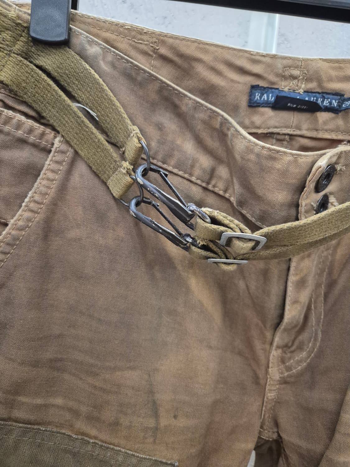 랄프로렌 코듀로이 패치 팬츠 29 브라운 상품이미지7