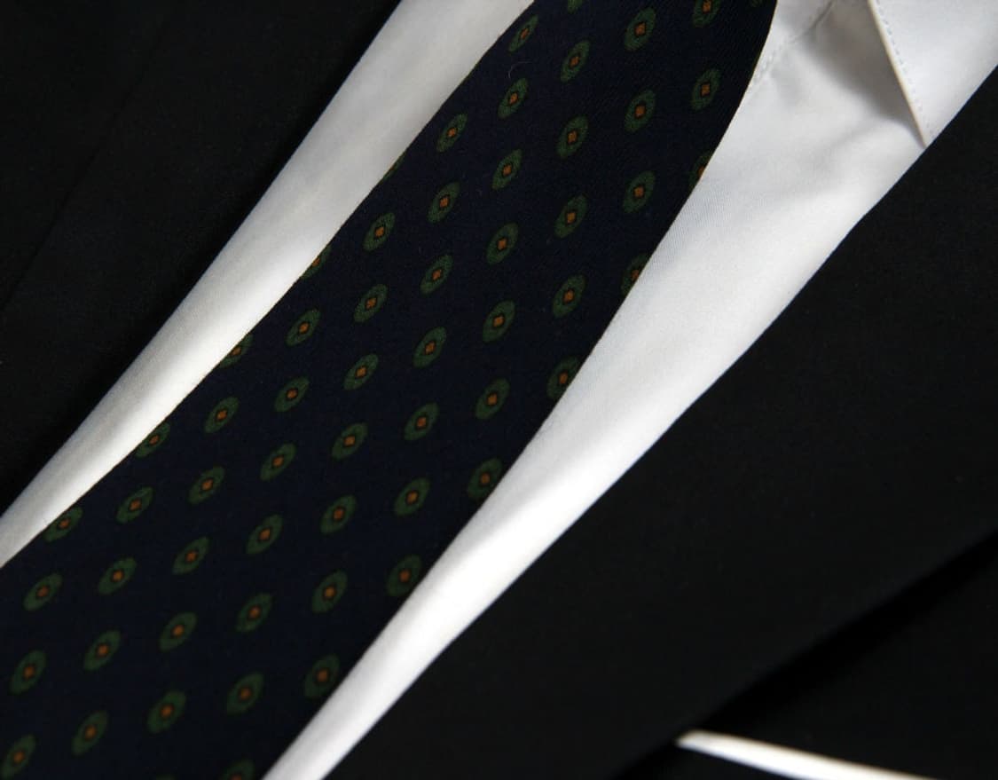 구찌 8.7cm A+등급 울 남자 명품 넥타이 상품이미지5