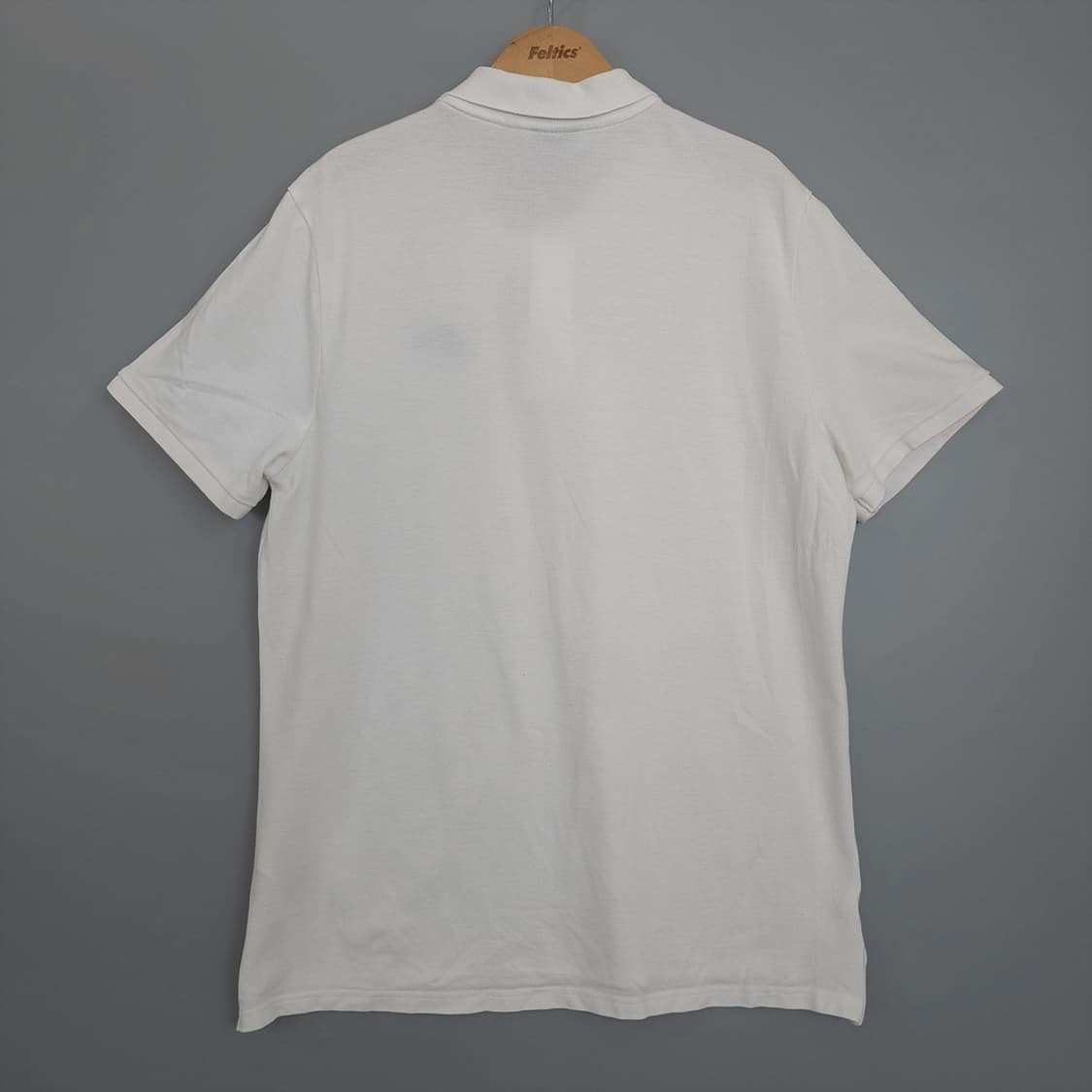 나이키 NIKE 스우시 자수 폴로 반팔 카라티 화이트 XL 상품이미지3