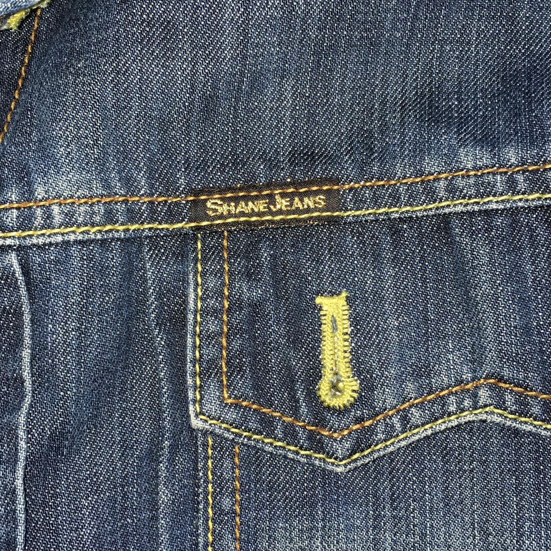 투티/0181 shane jeans 웨스턴 워싱 데님자켓 트러커 상품이미지5