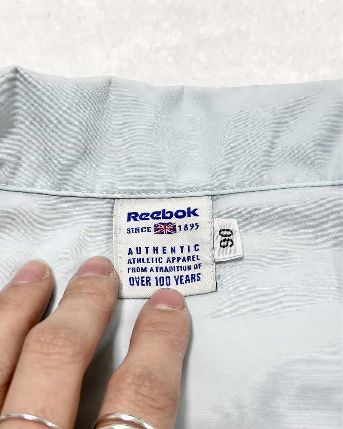 리복 빅로고 뮤트하늘 바람막이 상품이미지8