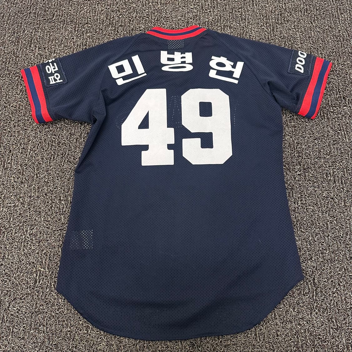 두산베어스 야구유니폼 반팔티셔츠 민병헌 마킹 여성 키즈사이즈  상품이미지4