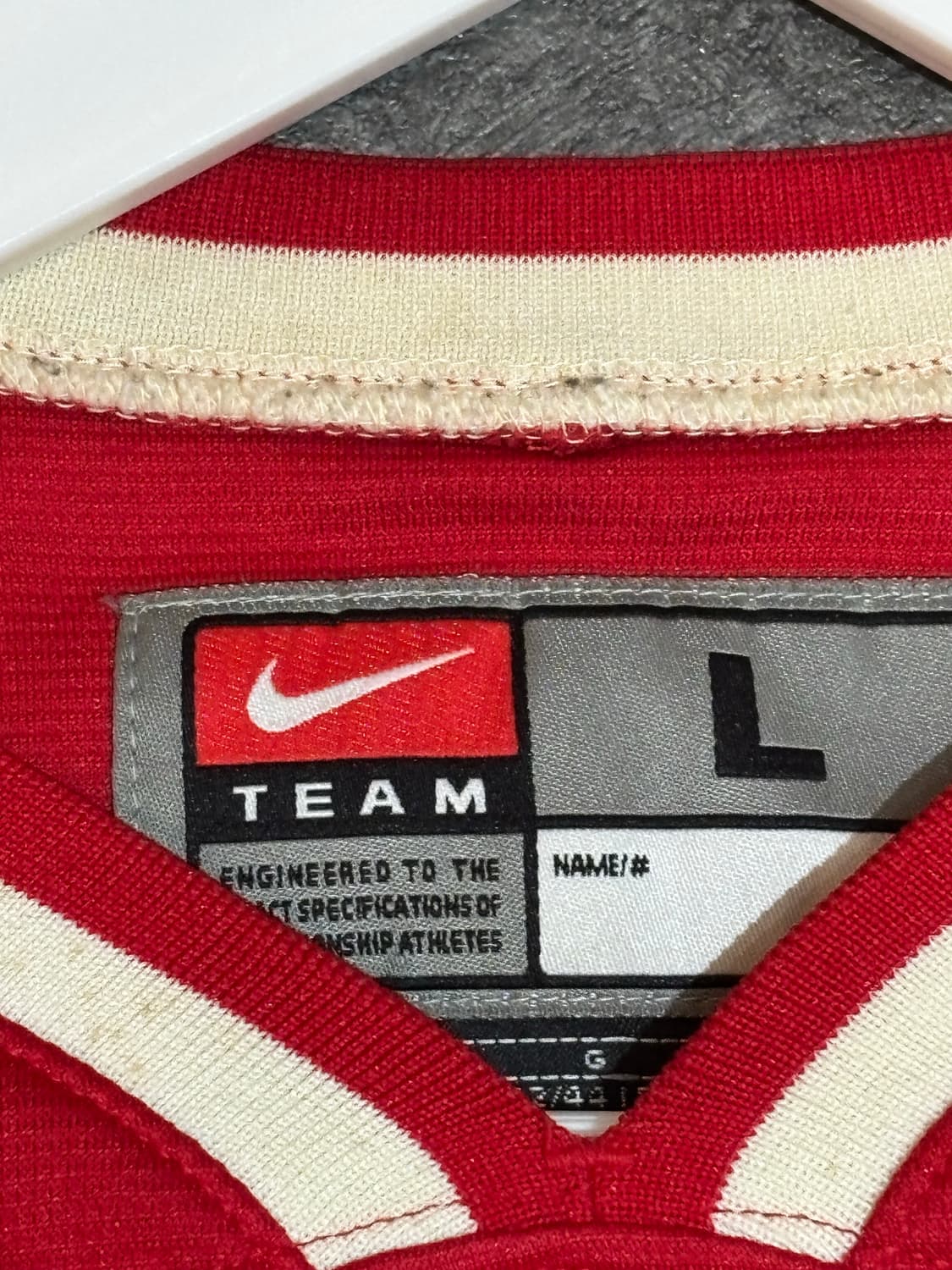 나이키 캐나다 하키 매쉬 유니폼 져지 L사이즈 상품이미지6