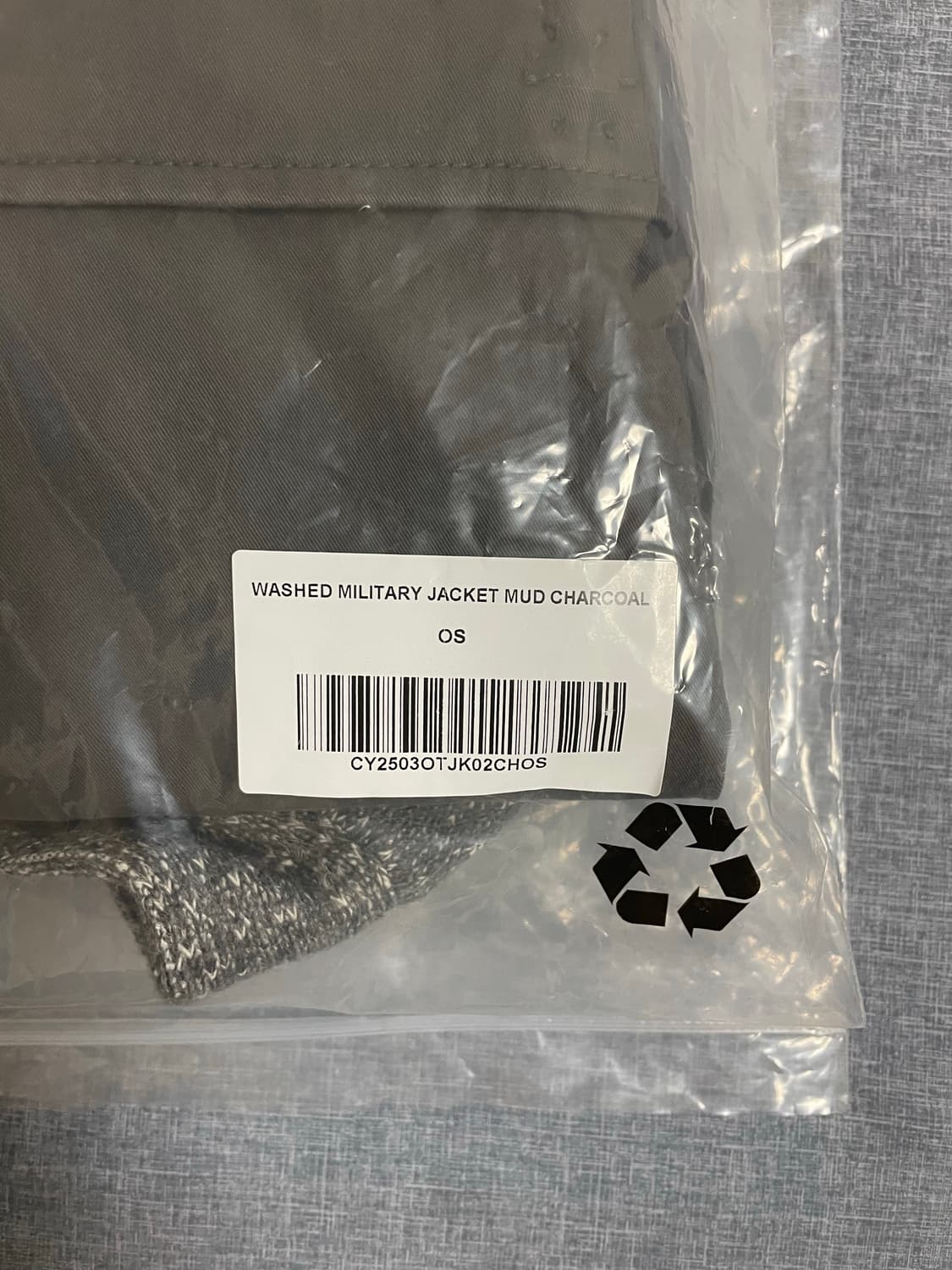 코이세이오 야상 밀리터리 자켓 차콜 상품이미지3