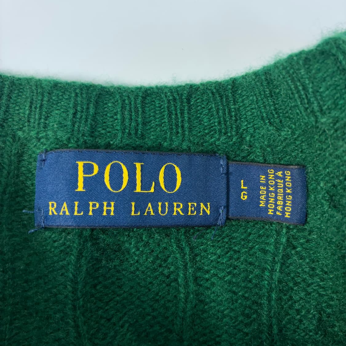 Polo 폴로 랄프로렌 신형 딥그린 램스울 케이블 니트 상품이미지4