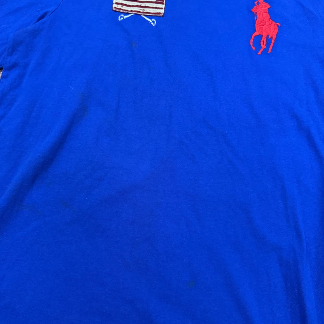 폴로 랄프로렌 빅포니 블루 레드 성조기 롱슬리브  상품이미지7