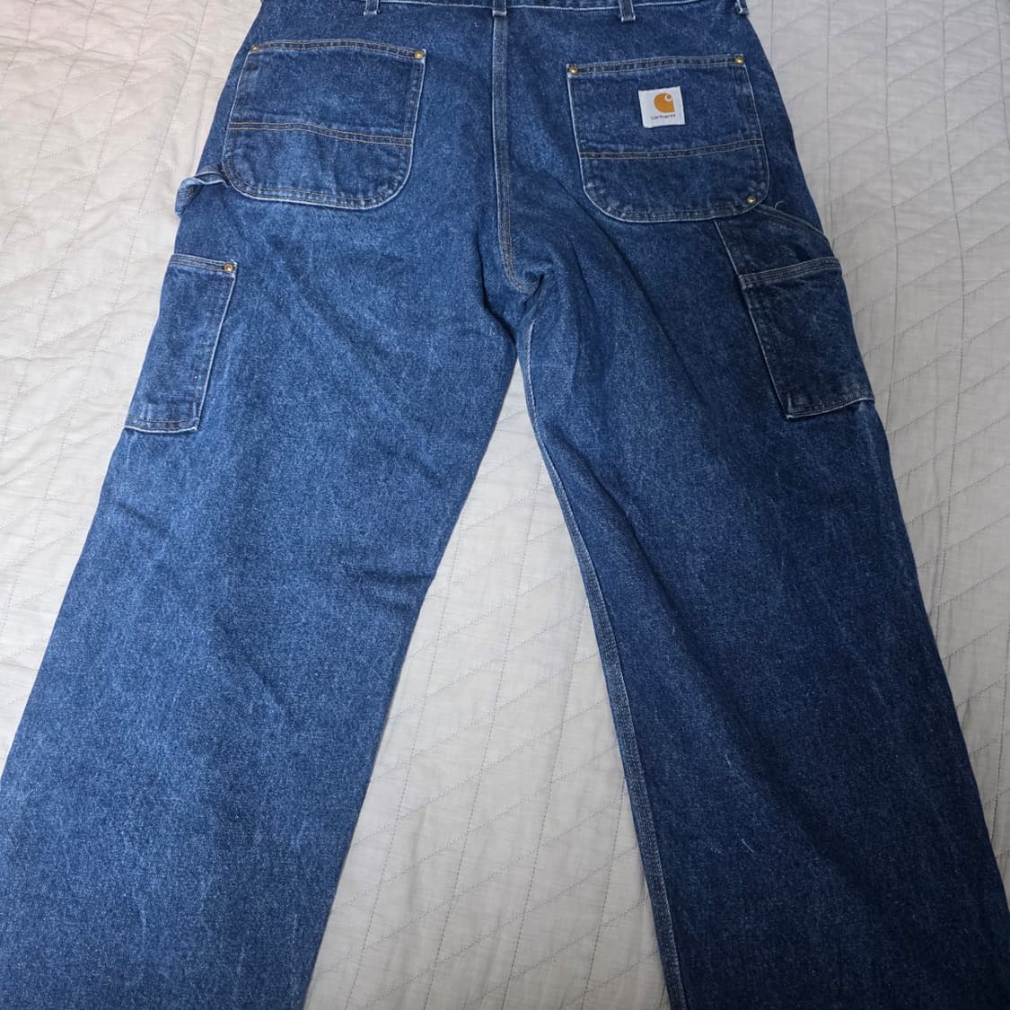 [38X30] 90s 칼하트  더블니 바람개비택 데님팬츠 @ B-23 상품이미지4