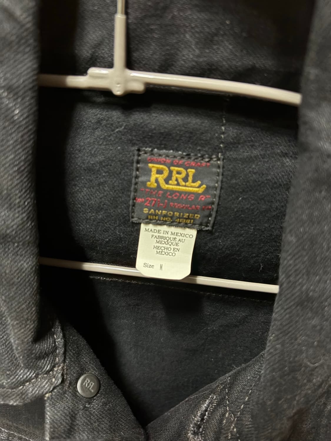 [M] 더블알엘 LOT 271 블랙 상품이미지3