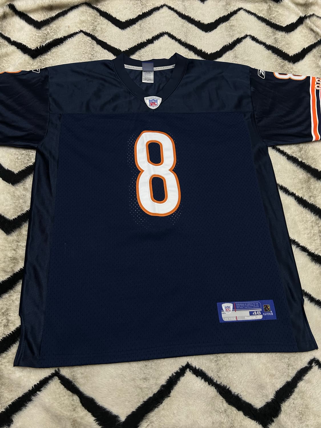 [2XL]리복 NFL 시카고 베어스 반팔 메쉬 져지/네이비 상품이미지1