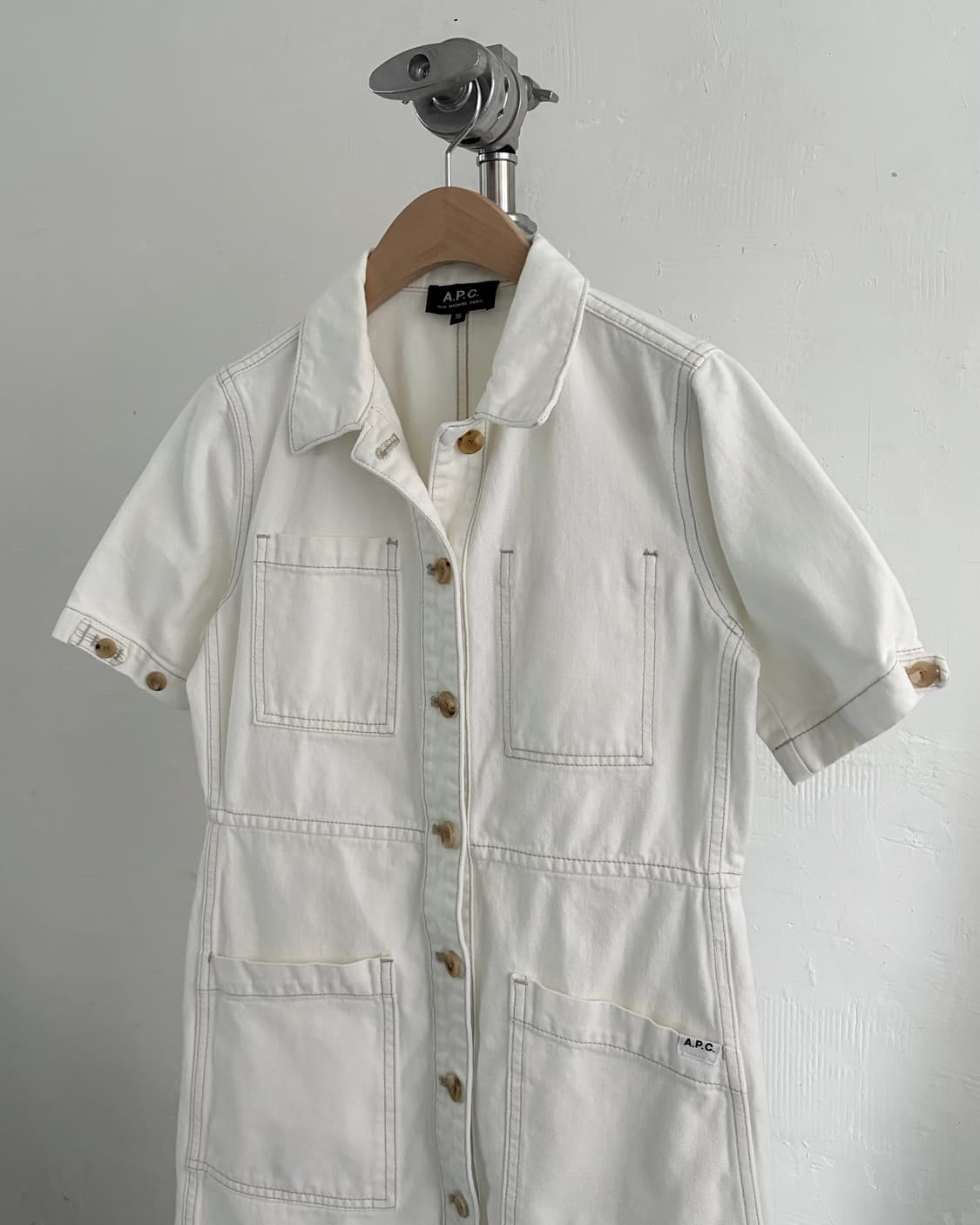 A.P.C. 아페쎄 도미닉 화이트 데님 원피스 상품이미지2