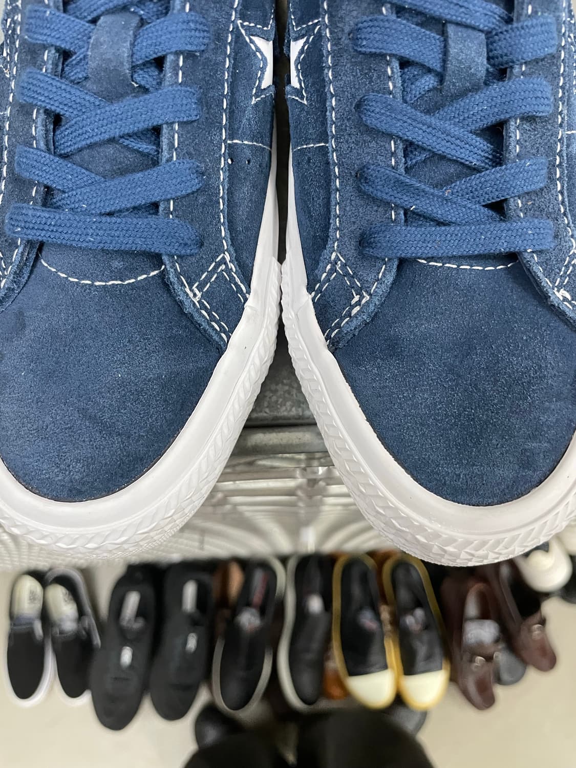 컨버스 원스타 스케이트 로우 네이비 화이트 230 (gr-4393) 상품이미지7