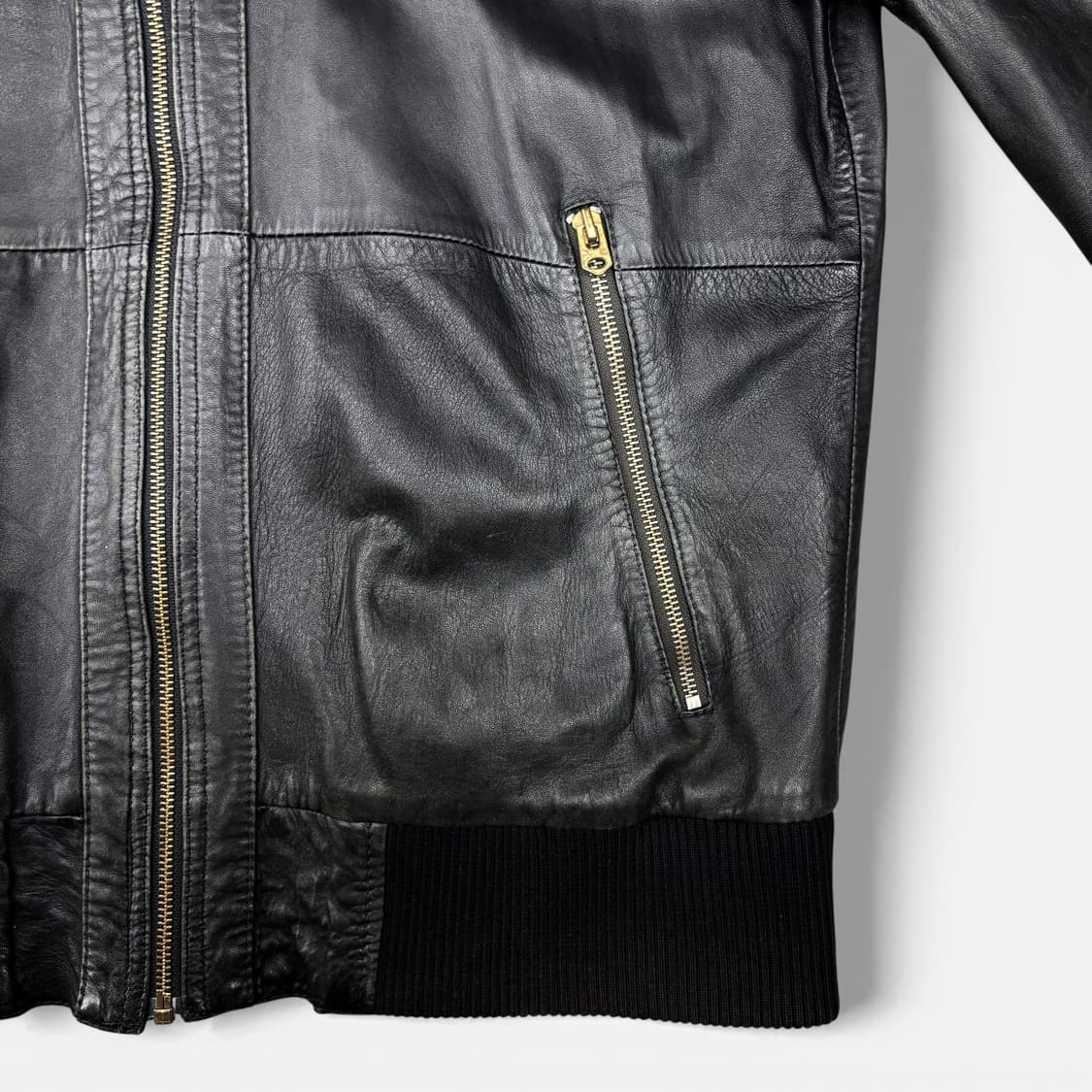 지스타 로우 New Macc 레더 봄버 자켓 상품이미지7