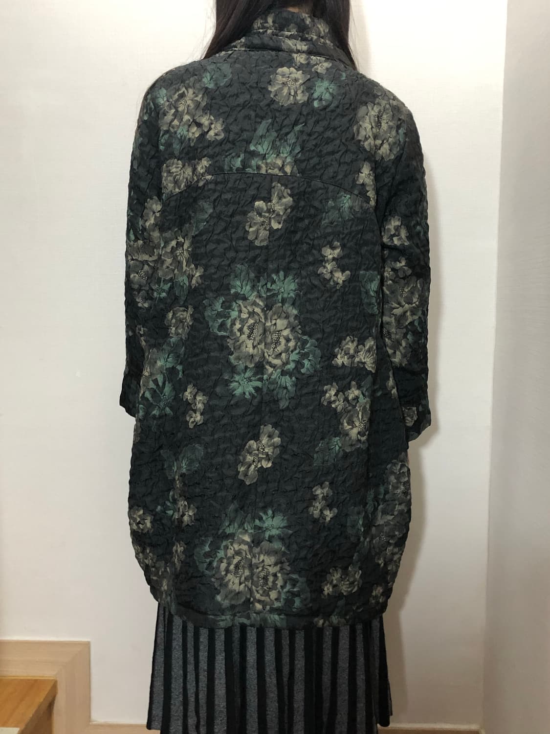 빈티지 블랙 오리엔탈 롱 코트 상품이미지9