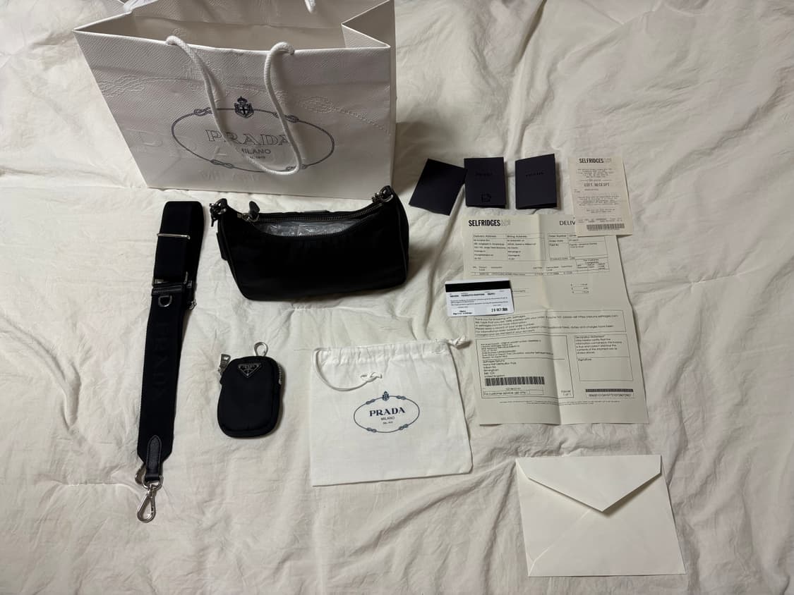 프라다 리에디션 2005 리나일론 숄더백 블랙 호보백 상품이미지2