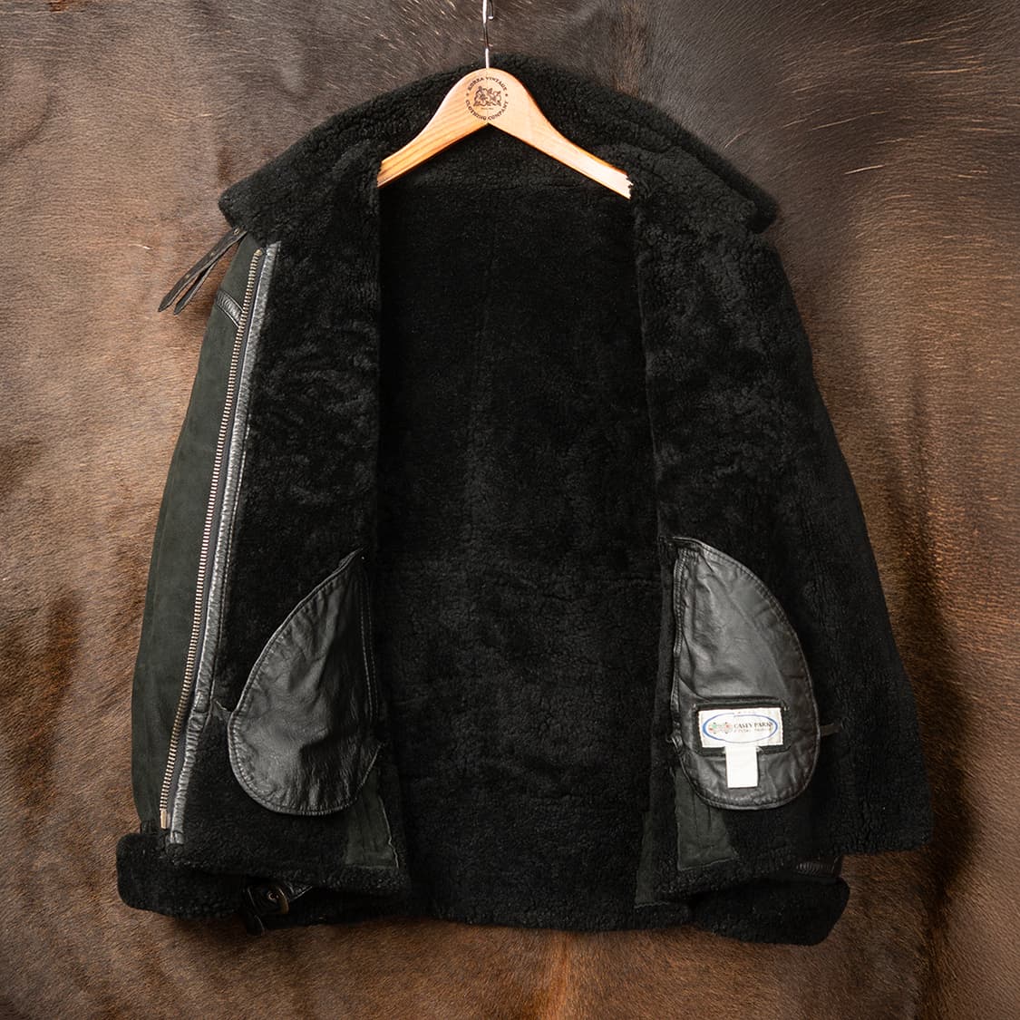 [100] 90s 빈티지 TYPE B3 양가죽 양털 무스탕  상품이미지3