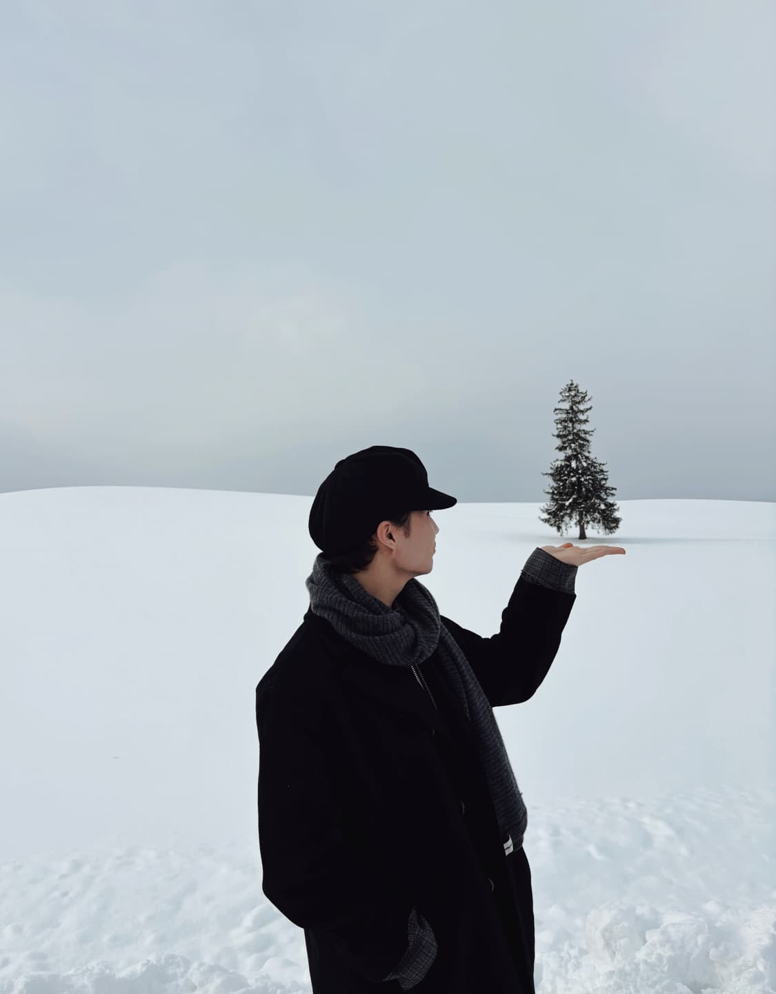 키지마 타카유키 울 뉴스보이캡 상품이미지1