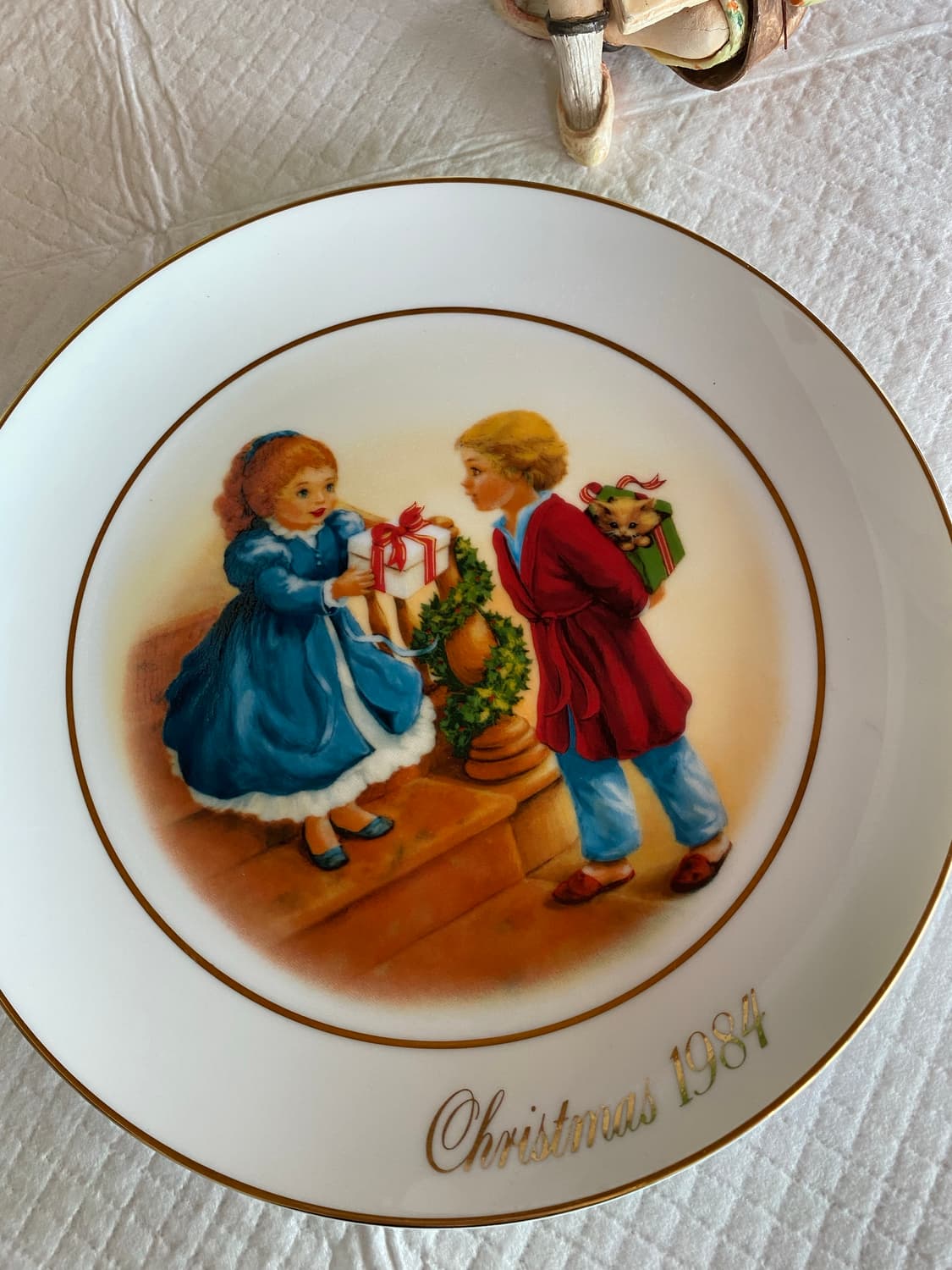 미국 avon 크리스마스 한정판 장식접시 소품 상품이미지2