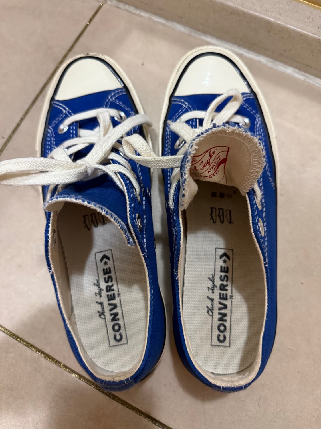 컨버스 스니커즈 로우 블루 상품이미지3