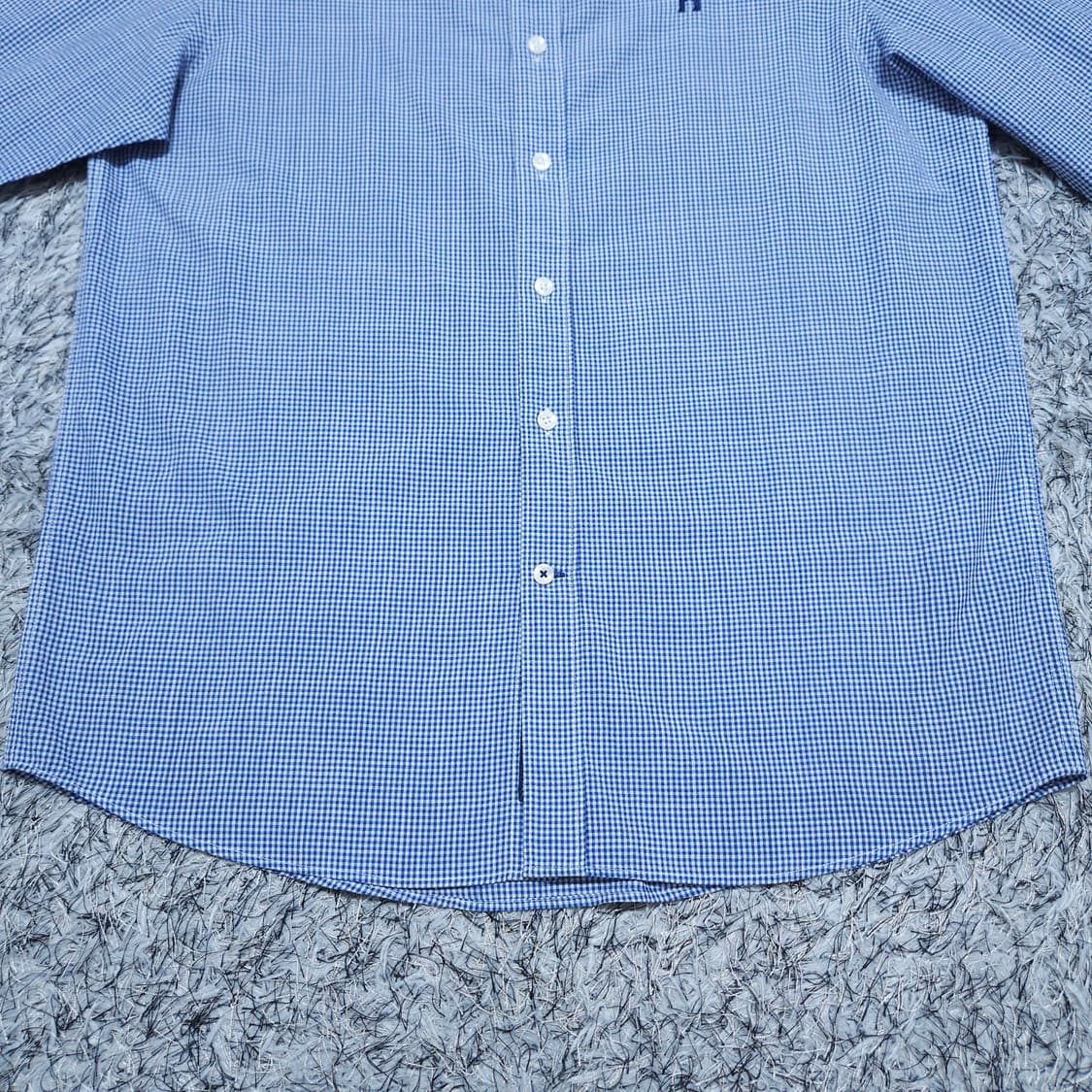 헤지스)100 남자 마이크로 체크셔츠남방 / 왕눈이샵 상품이미지5