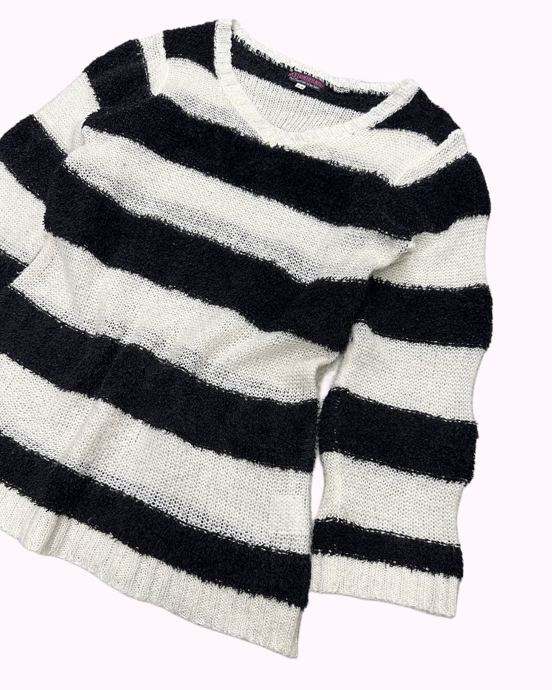SKY BOMBER texture stripe v-neck knit 상품이미지2