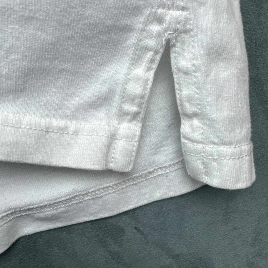 폴로 랄프로렌 빅포니 롱슬리브 카라 티셔츠 화이트 블랙 상품이미지8