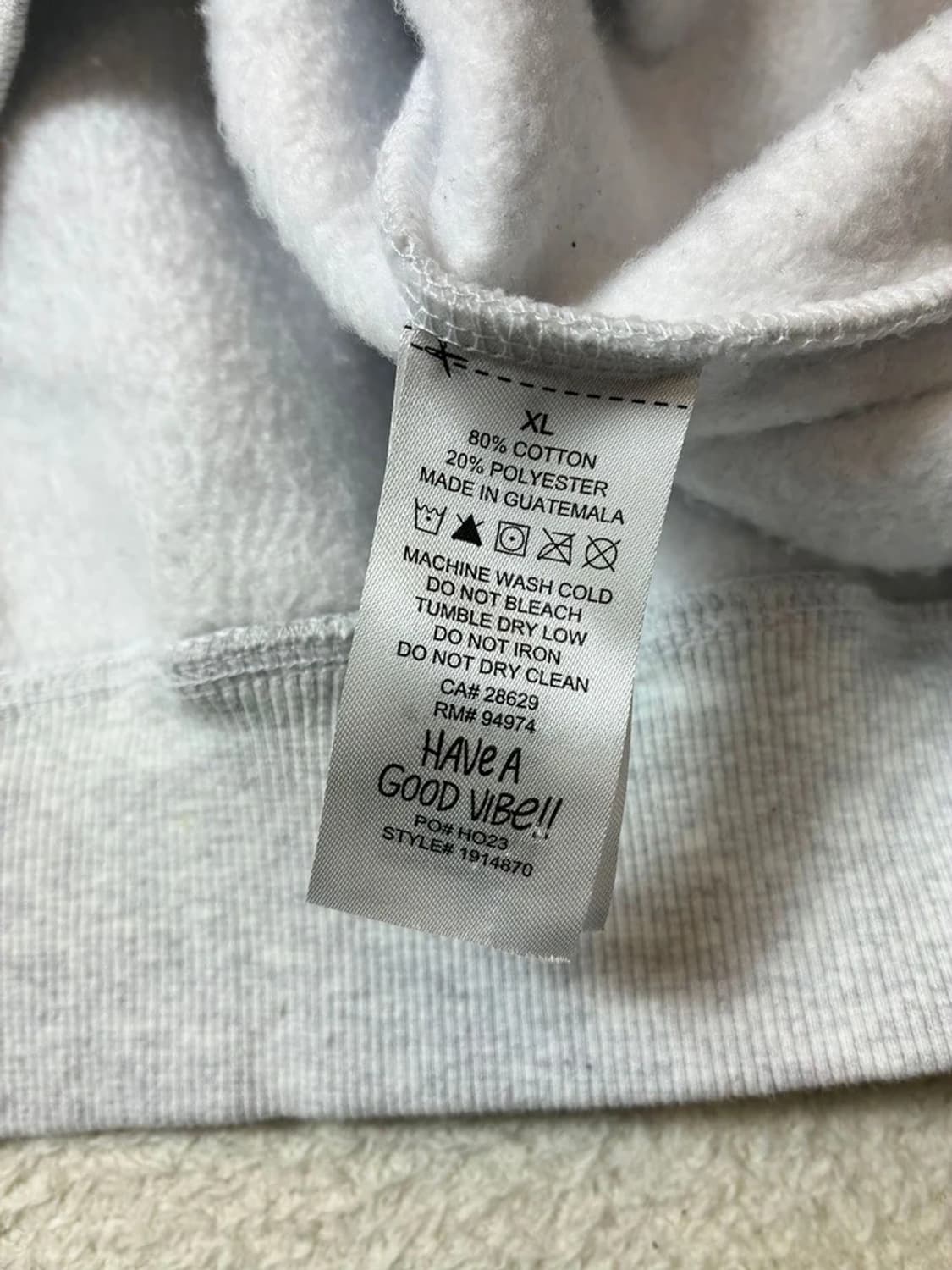 스투시 베이직 크루넥 스톤 맨투맨 PN6914 상품이미지10