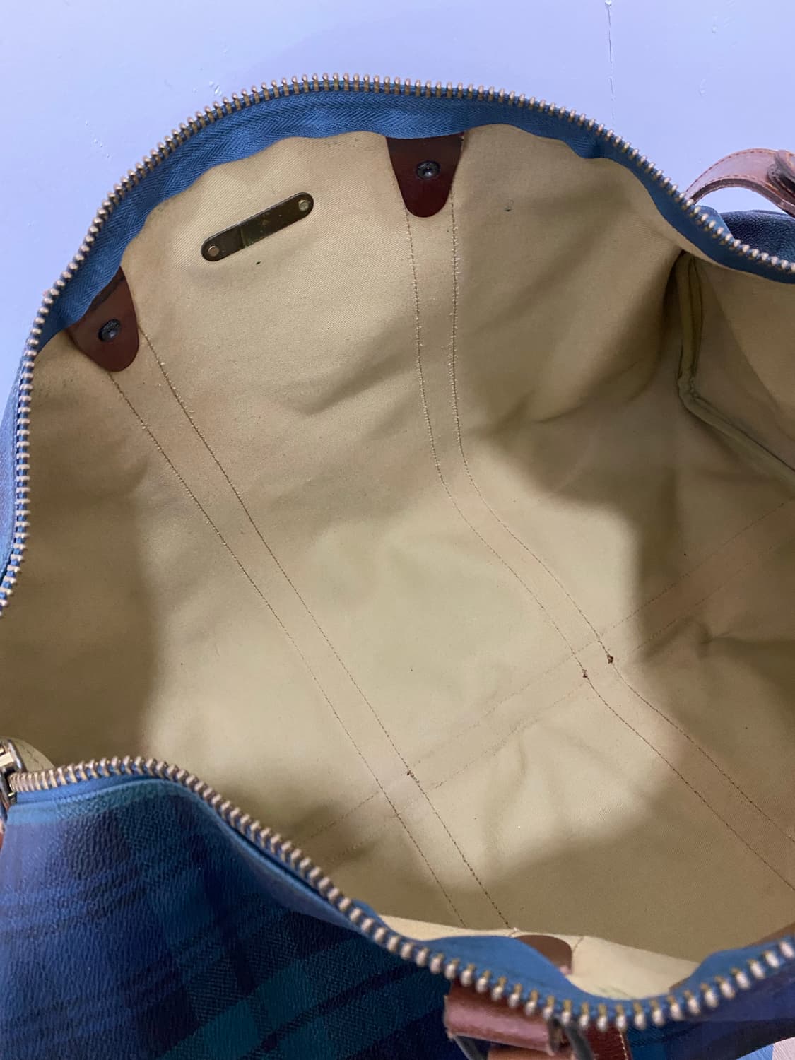 90’s Polo 체크 여행 가방 상품이미지5