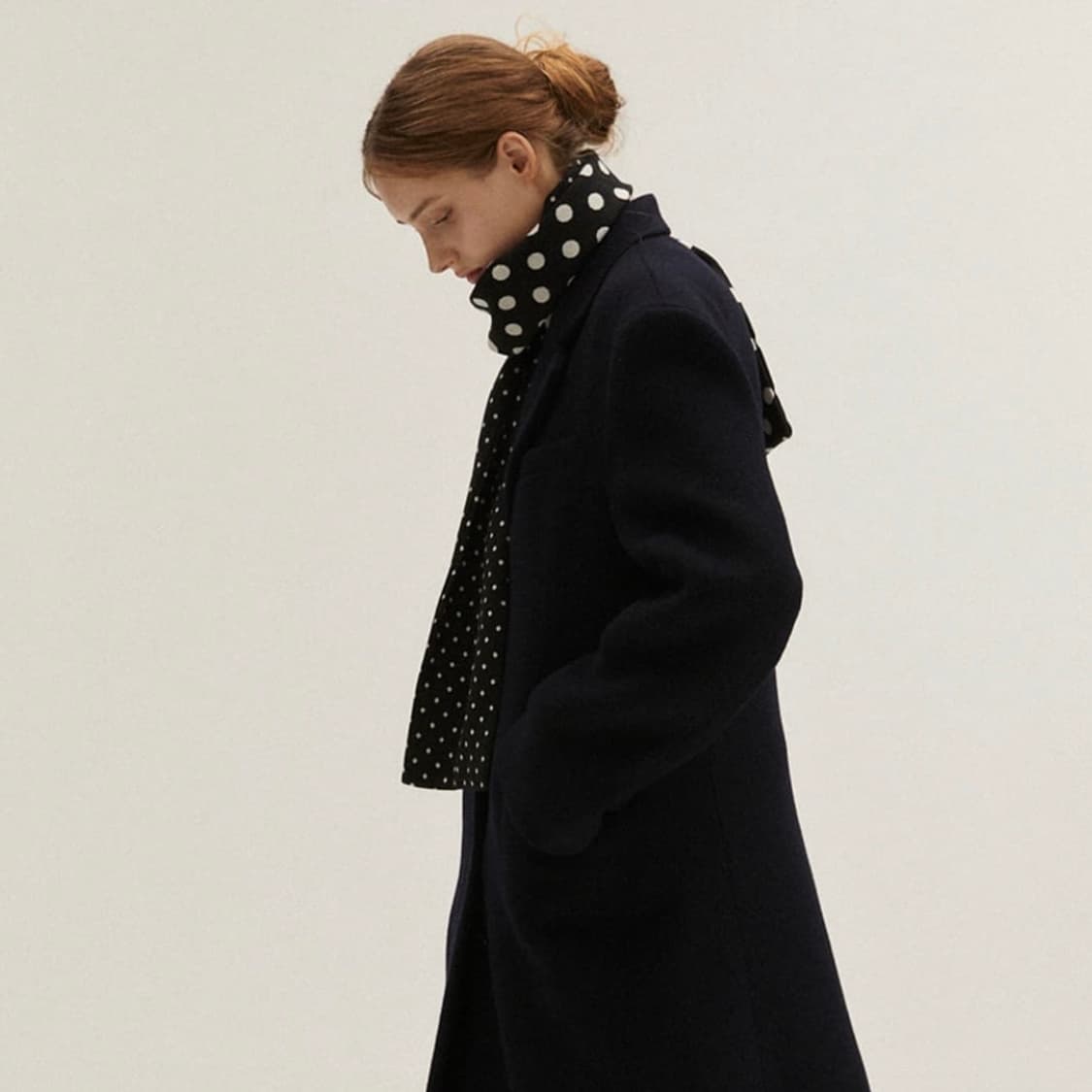 포지타니 미니 도트 머플러 상품이미지3