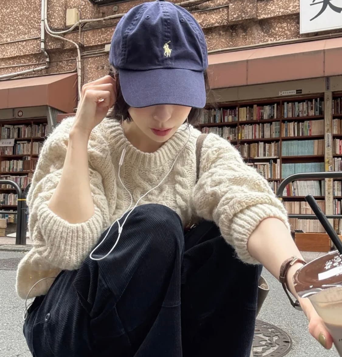 Analog Alpaca Blend Cable Knit  상품이미지1