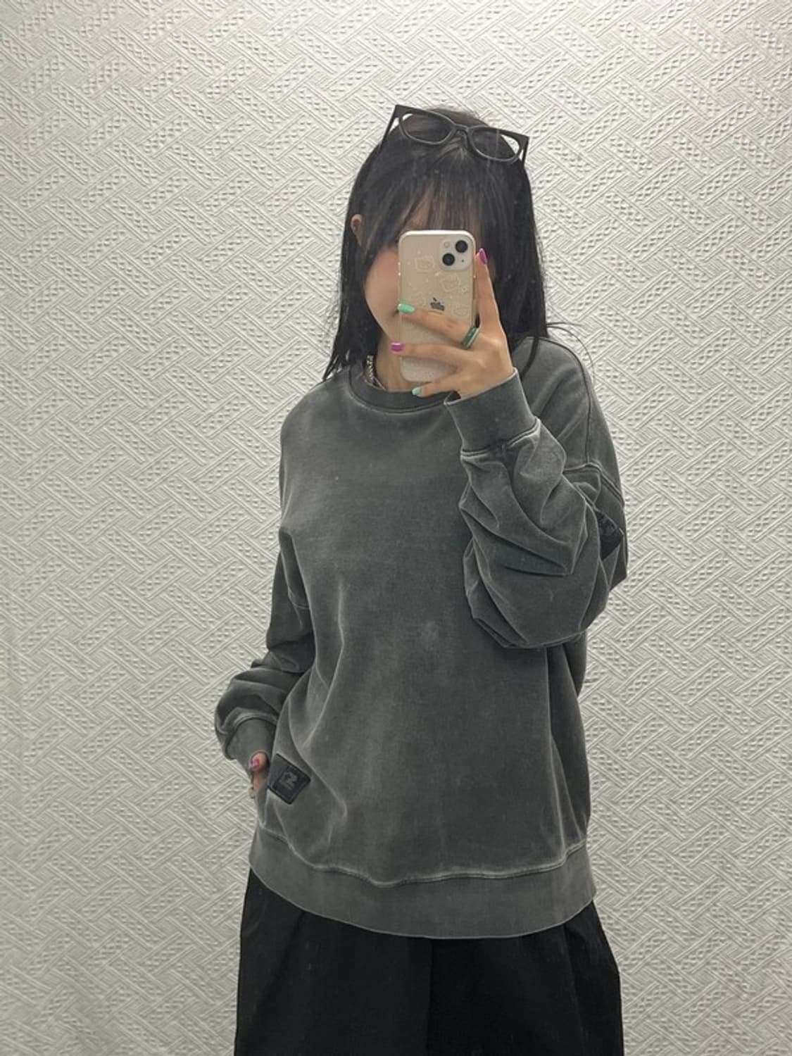 스타터 올드스쿨 빈티지 피그먼트 맨투맨 스웻셔츠 L C06655 상품이미지2