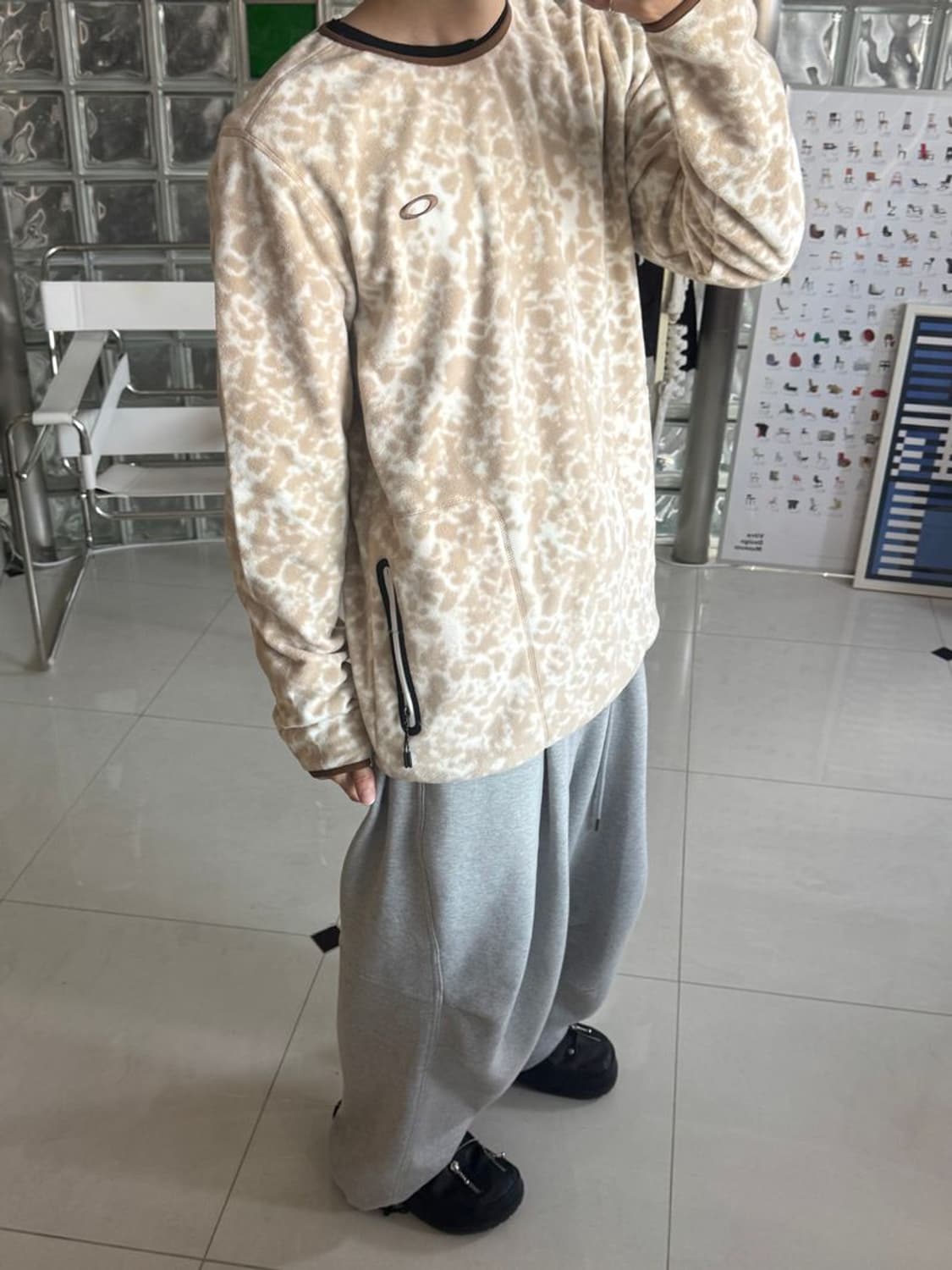 LATITUDE FLEECE CREW FOA404803 상품이미지3