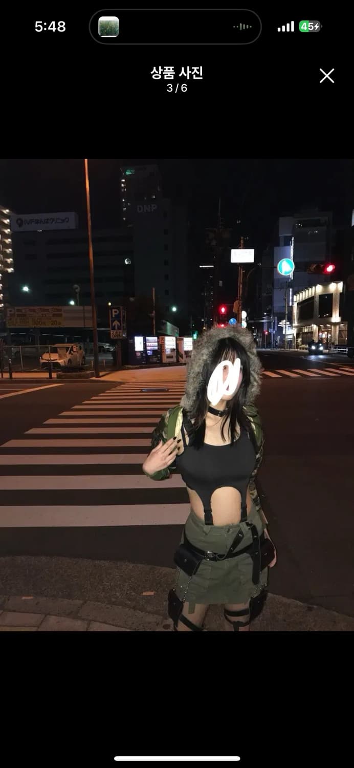 오네갸루 대장 갸루 와투케 y2k 패딩 퍼 볼레로 밀리터리 에스파 상품이미지3