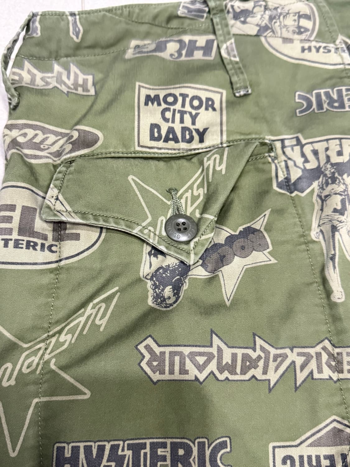 히스테릭 글래머 아이코닉 패턴 루즈핏 팬츠 바지 상품이미지3