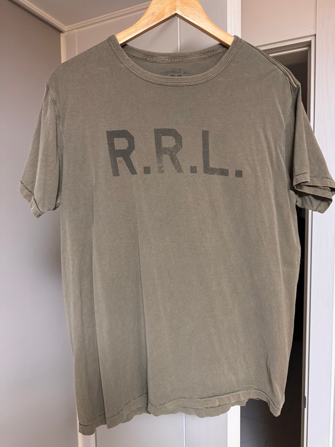 [M] 더블알엘 반팔 올리브그린 상품이미지1