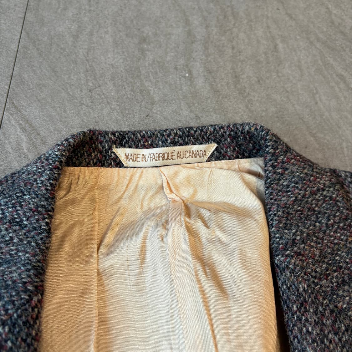 빈티지 해리스트위드 울 자켓 상품이미지5