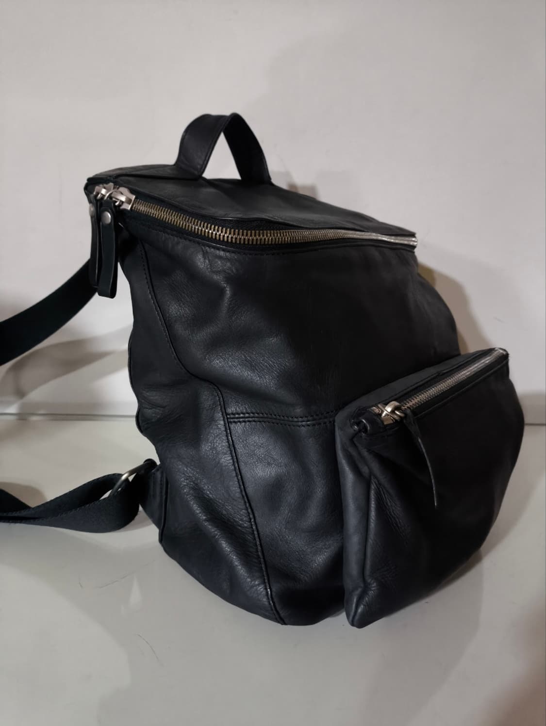 만다리나덕 소가죽 미니 백팩 상품이미지2