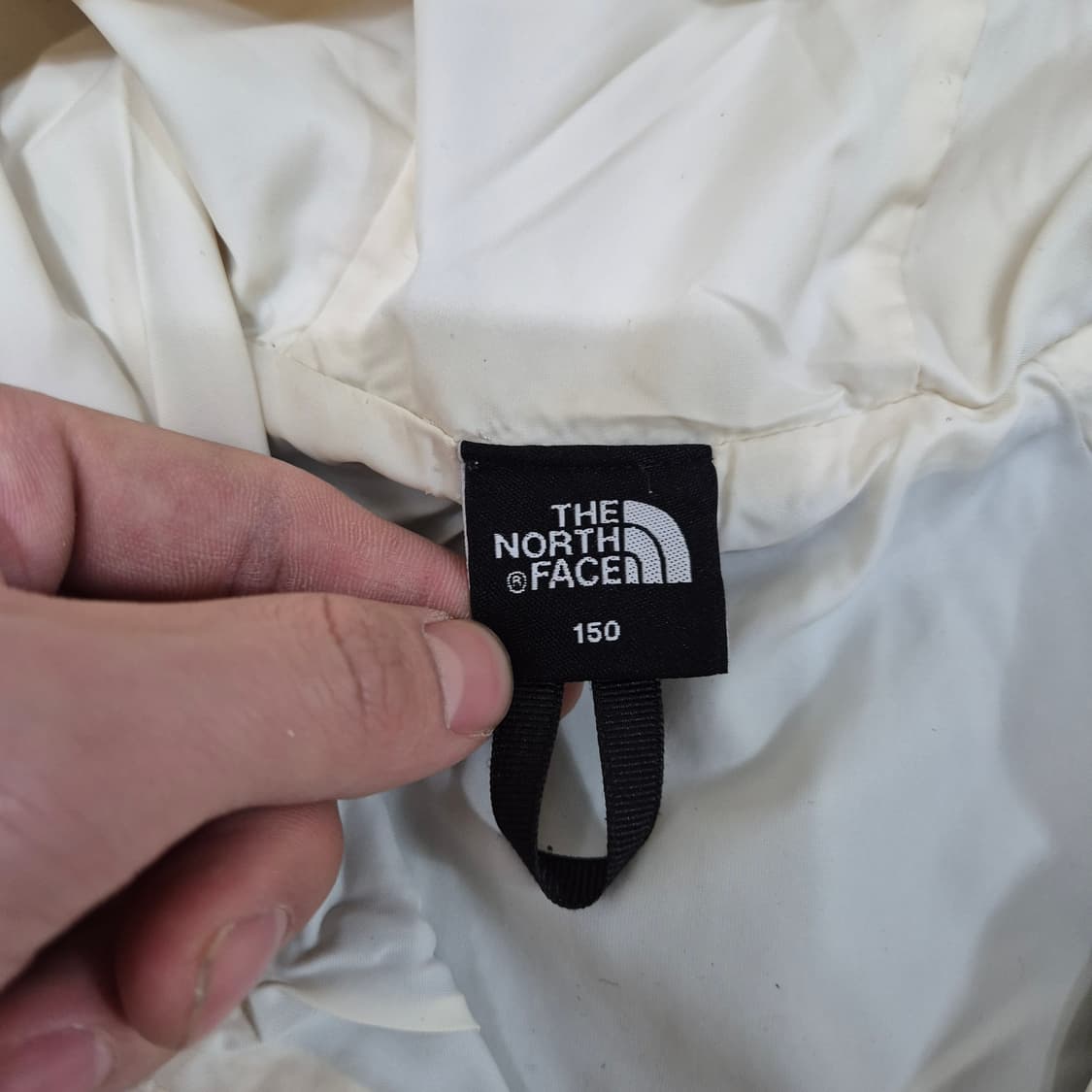 노스페이스 키즈 배색 후드 바람막이 자켓 150(10~11세) 상품이미지5