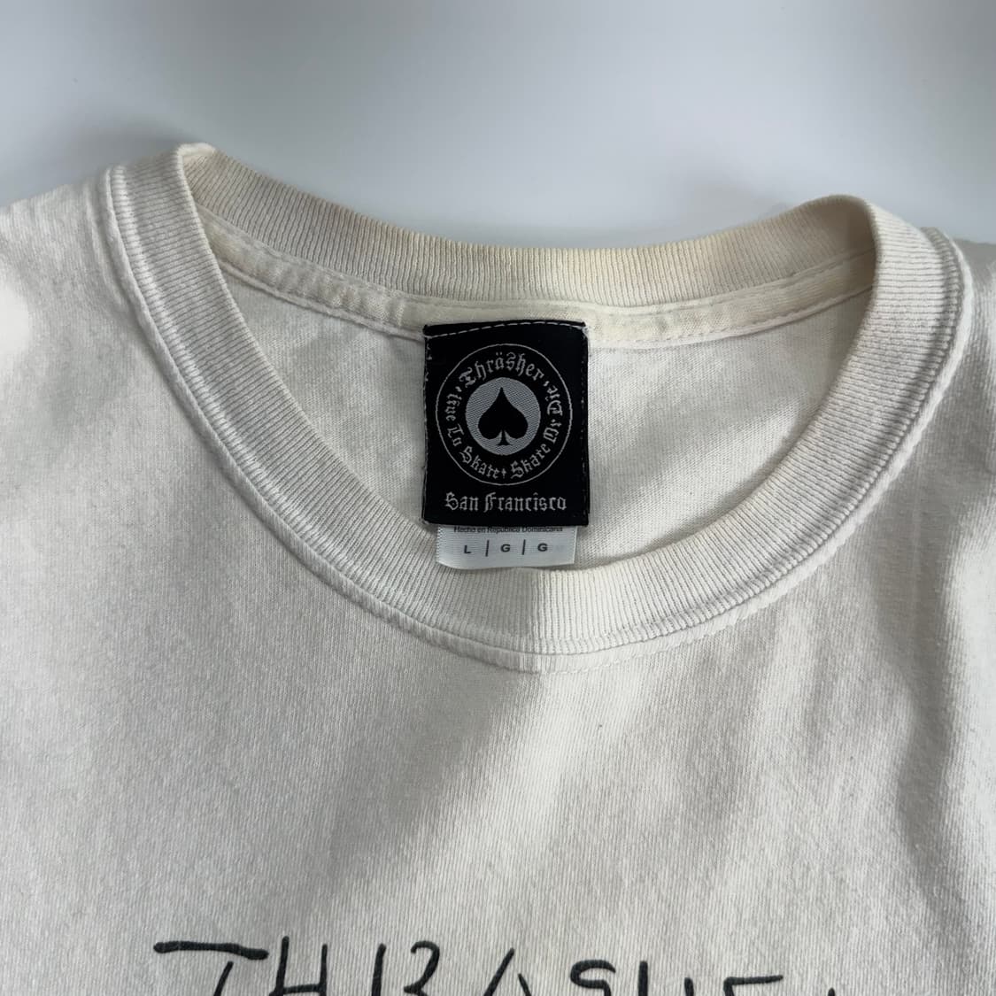Thrasher 트레셔 그래픽 화이트 반팔 상품이미지5