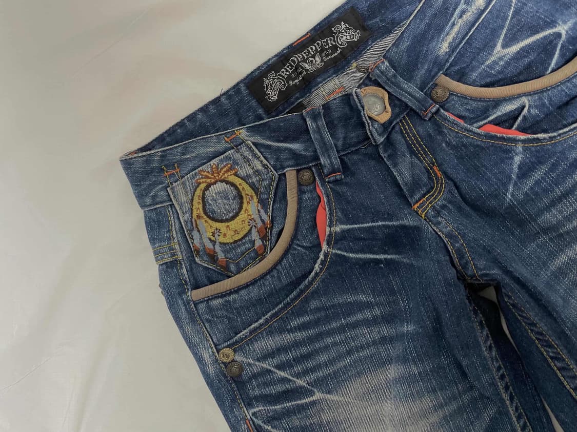 Red Pepper 레드페퍼 로우라이즈 부츠컷 데님 팬츠 상품이미지3