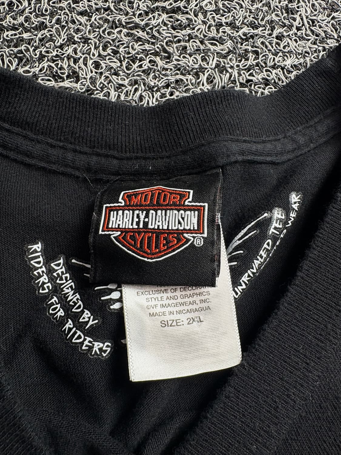 US 할리데이비슨 빅로고 하프 슬리브 3054 상품이미지3