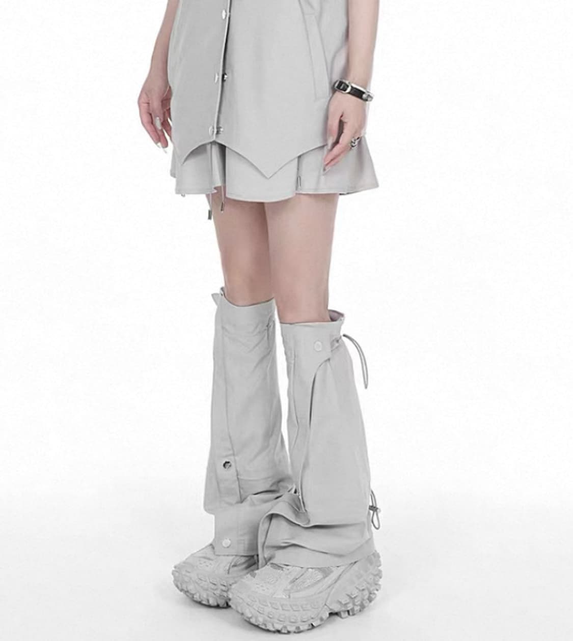 오호스st 그레이 레그워머 상품이미지3