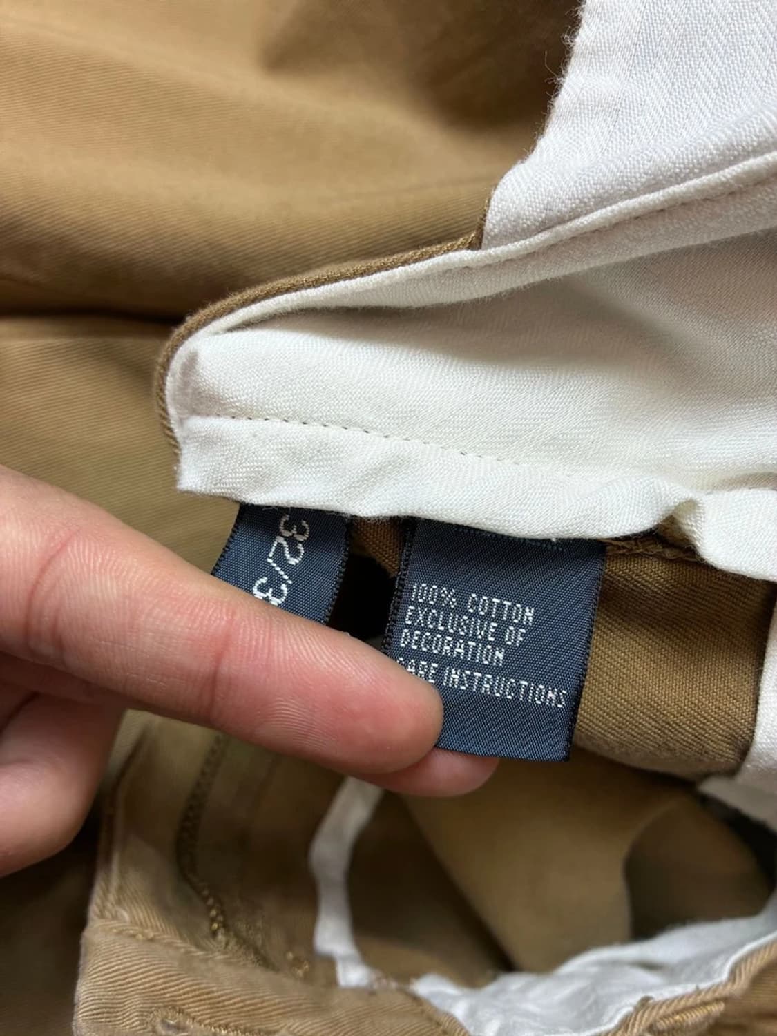 폴로 랄프로렌 00's 투턱 스트레이트 치노 팬츠 PN6513 상품이미지9