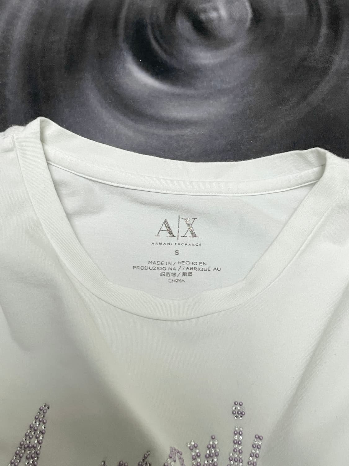 Armani Exchange Cubic Slim T-shirt 상품이미지3