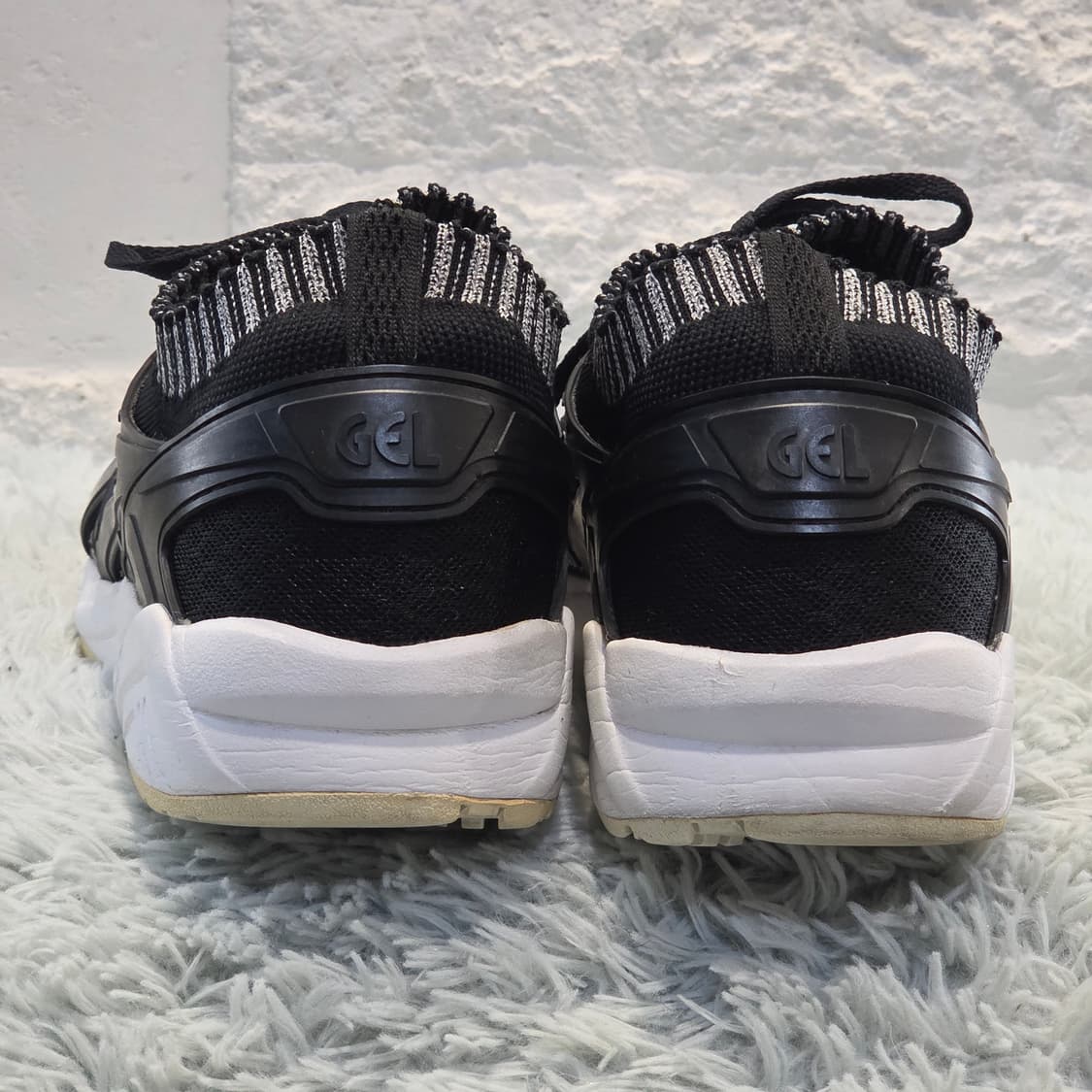 2w-23:아식스 젤 카야노 니트 H7S3N 블랙 255cm 상품이미지3