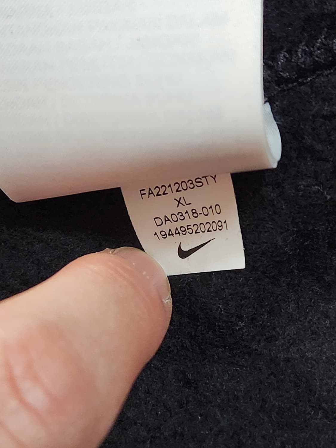 나이키 NRG 솔로 스우시 블랙 맨투맨 Asia 상품이미지6