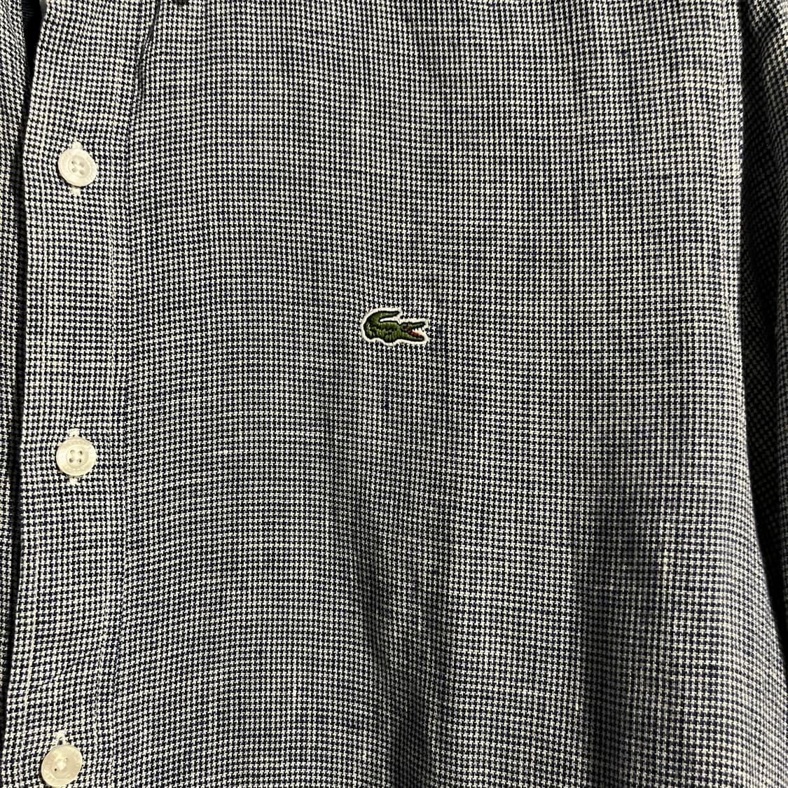 라코스테 린넨 체크셔츠 상품이미지2
