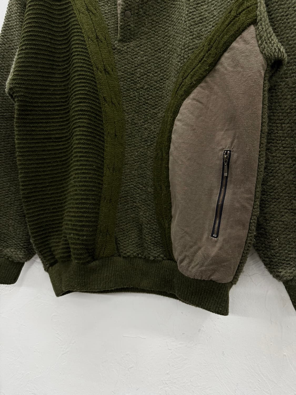 big way 믹스드 헨리넥 니트 상품이미지3